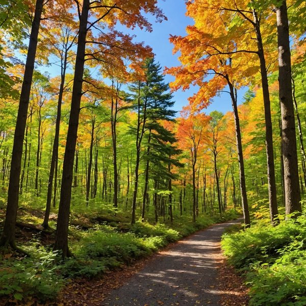 Comment planifier une randonnée à travers les forêts de feuillus en Nouvelle-Angleterre, États-Unis ?